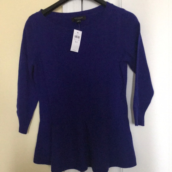 NEW-XS-Ann Taylor Fairisle Cashmere Sweater